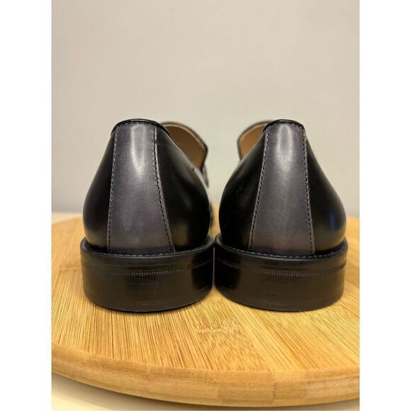 BRUNO MAGLI Men\'s Arezzo Leather Slip On Two Tone Penny Loafers Black Size 7.5‎ main image 7